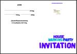 House Warming Party Invitations Card Thumbnail