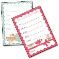Printable Tea Party Invitations for Kids