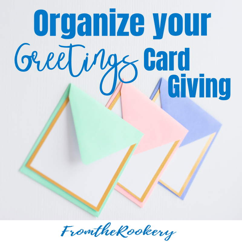 Organize Greetings Card Giving