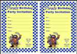 Pirate Birthday Party Invitation thumbnail