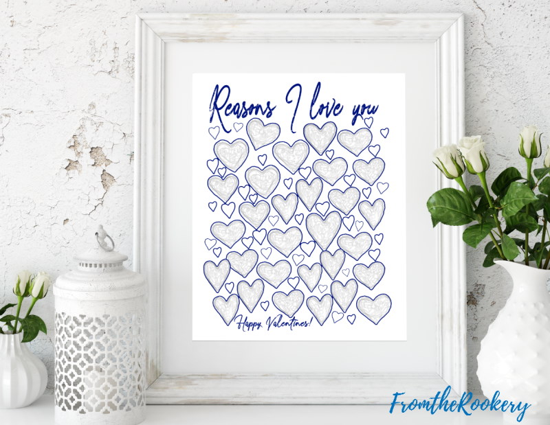 Reasons Why I love You Print