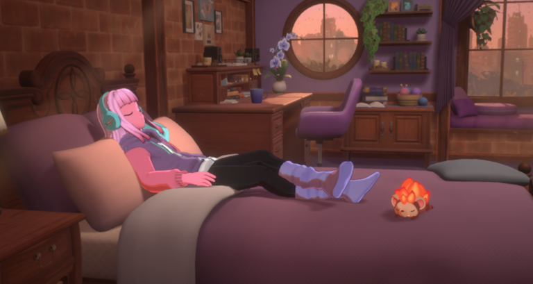 spirit city relaxing in bed spirit city relaxing in bed