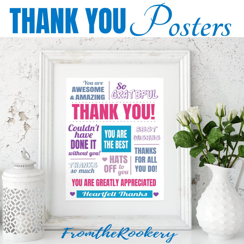 Thank You Poster Ideas