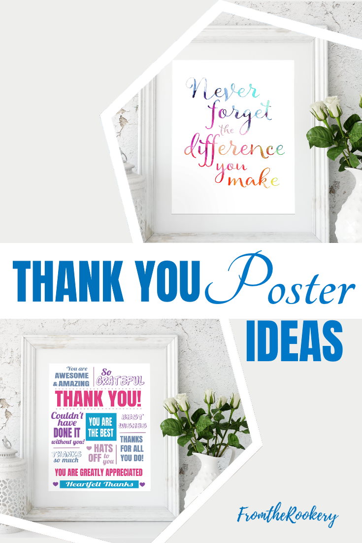 Thank You Poster Ideas