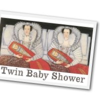 Twin baby shower printable invitations - free printable invites