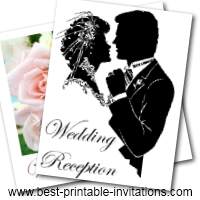 Free Printable Wedding Reception Invitations - free printable invite card templates